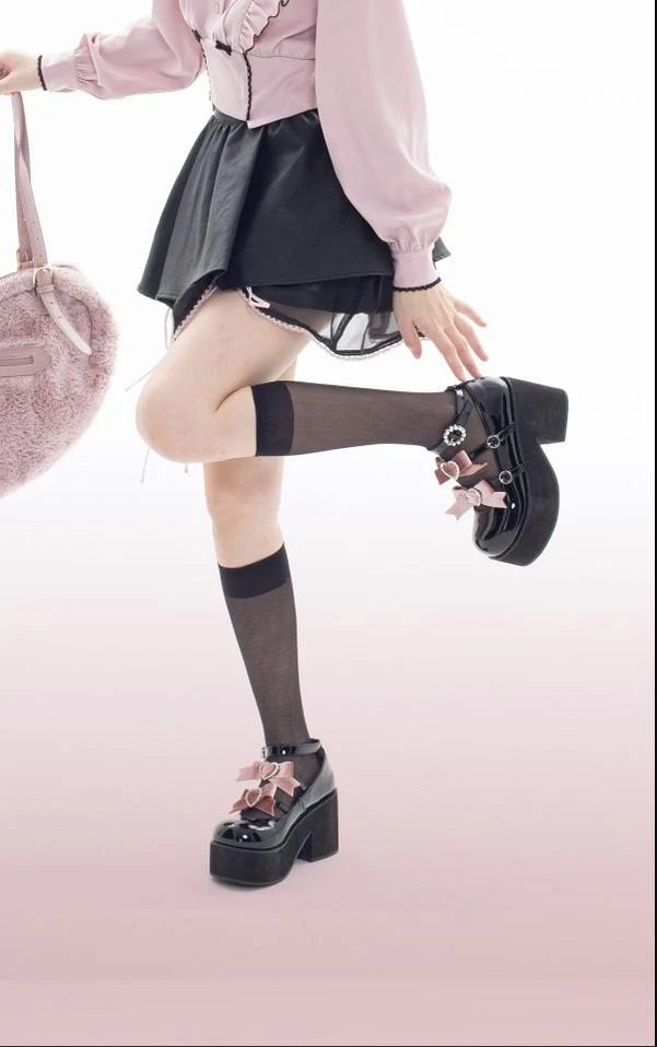 Sweet Lolita Heel Punk Platform Shoes - Image 21
