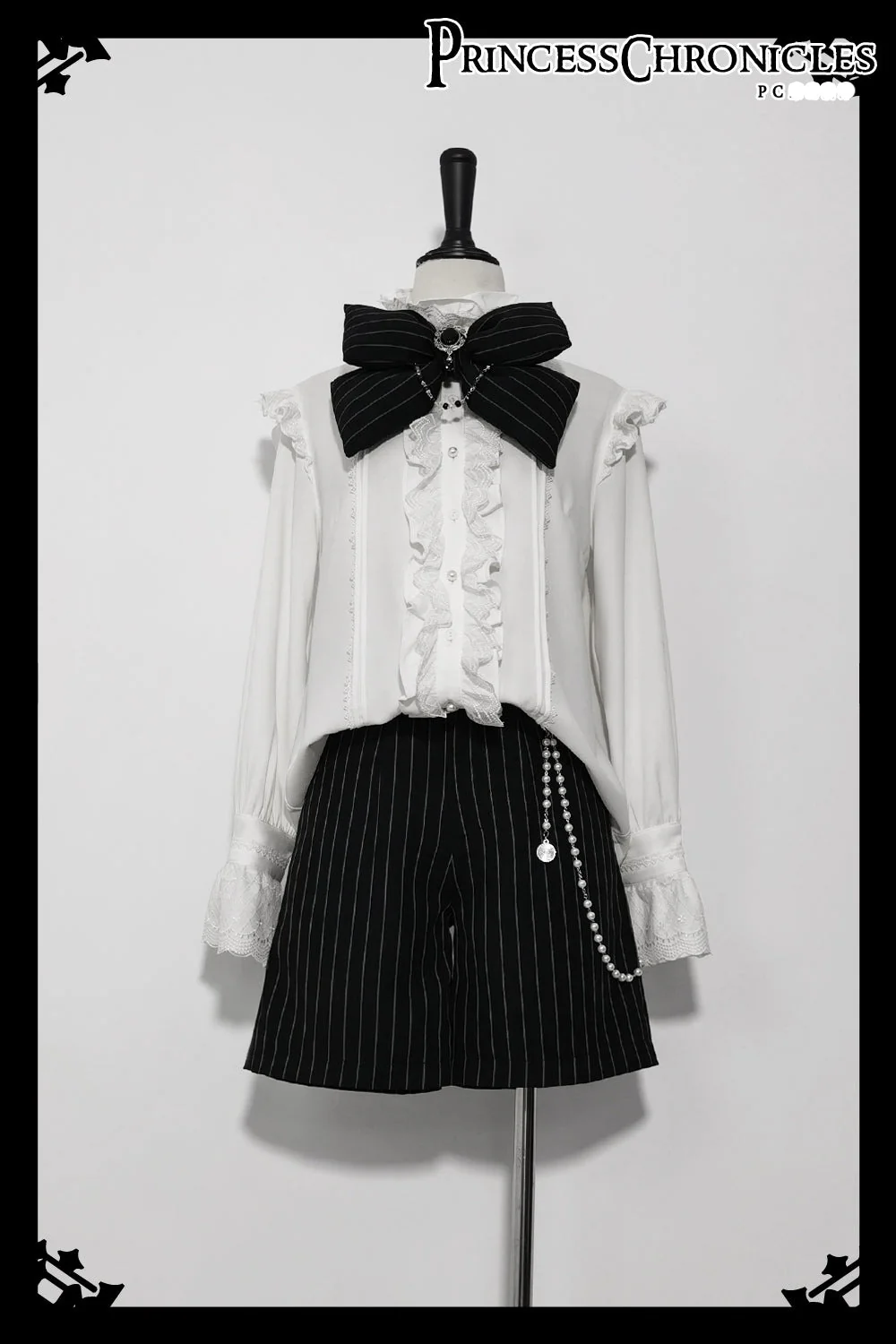Rabbit Theater - Ouji Lolita Blouse and Shorts Set - Image 10