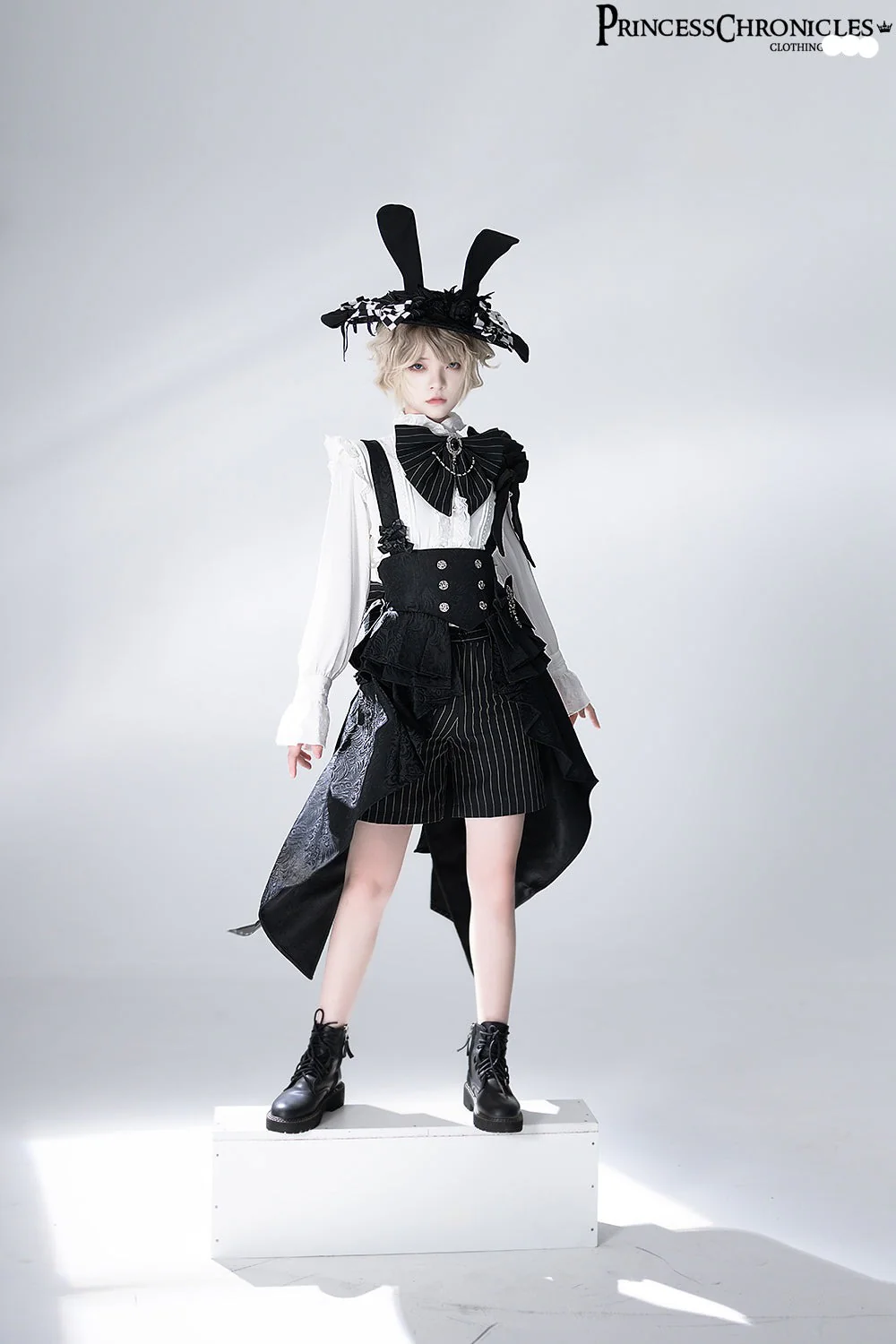 Rabbit Theater - Ouji Lolita Blouse and Shorts Set - Image 22