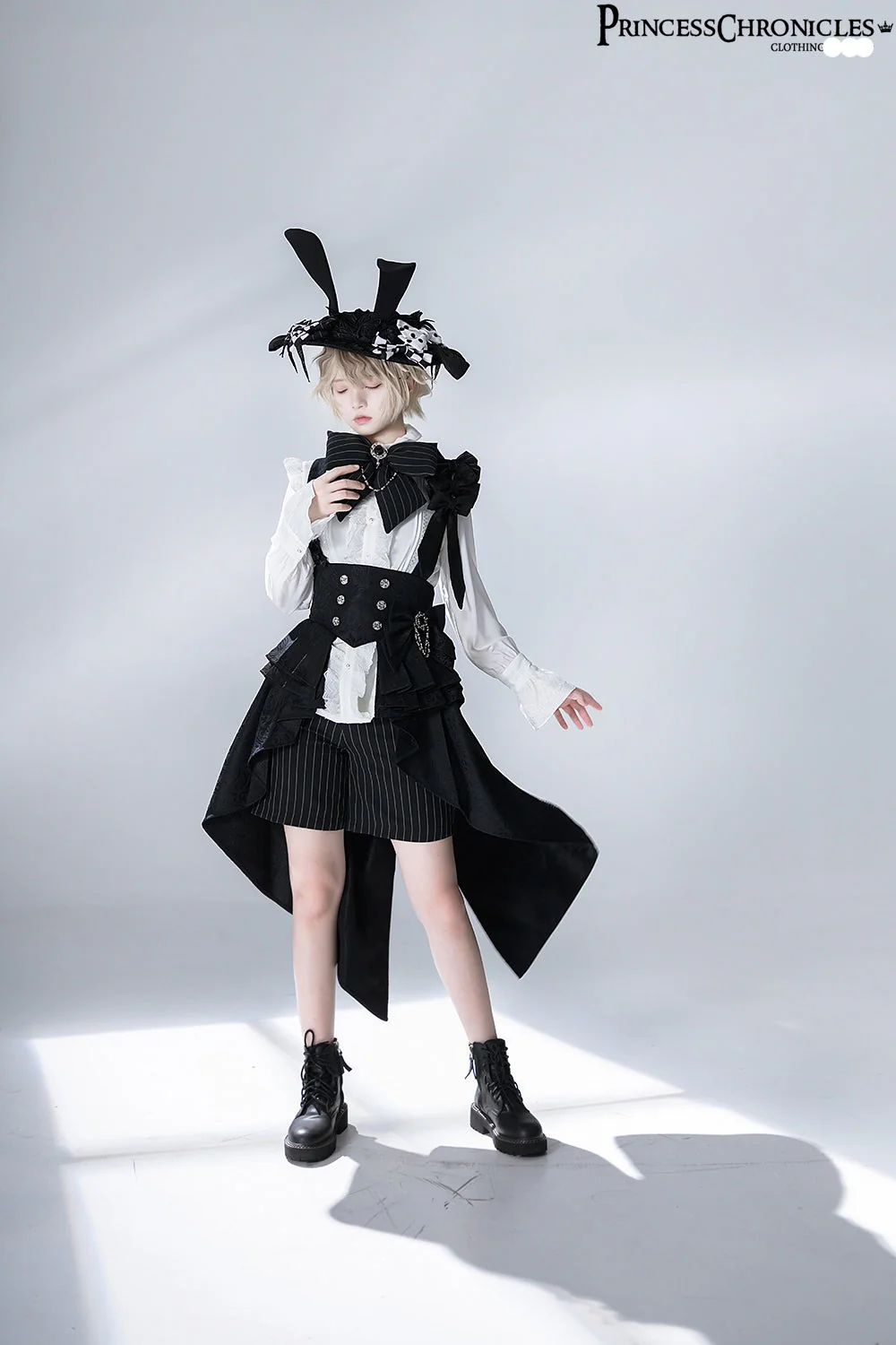 Rabbit Theater - Ouji Lolita Blouse and Shorts Set - Image 25