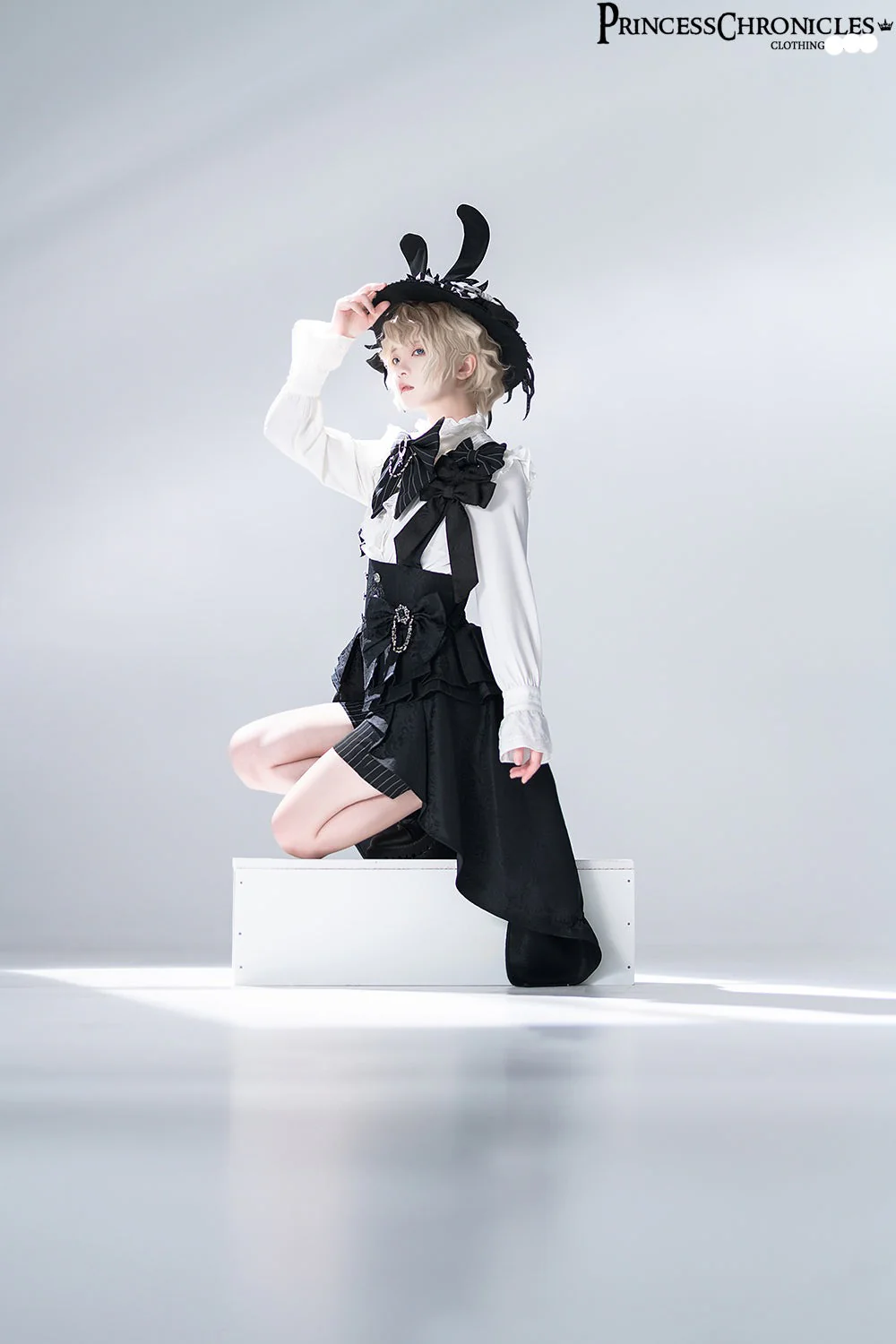 Rabbit Theater - Ouji Lolita Blouse and Shorts Set - Image 26