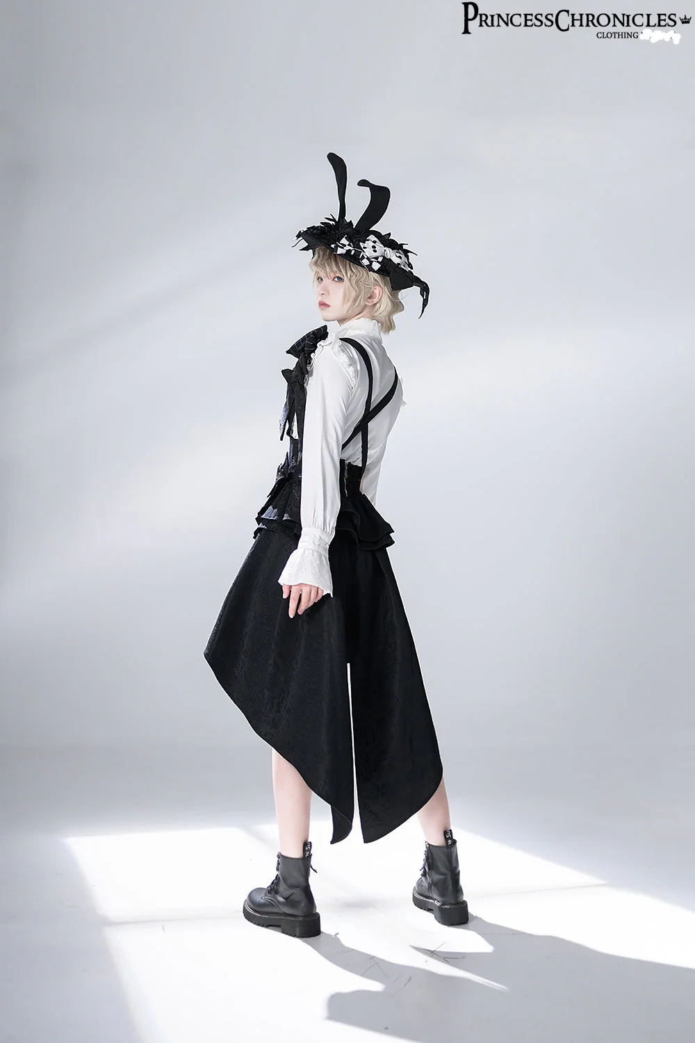 Rabbit Theater - Ouji Lolita Blouse and Shorts Set - Image 4
