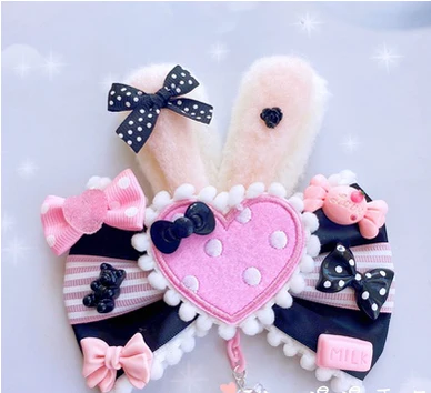 Sweet Lolita Lace Rabbit Ears Cuffs Multicolor - Image 3
