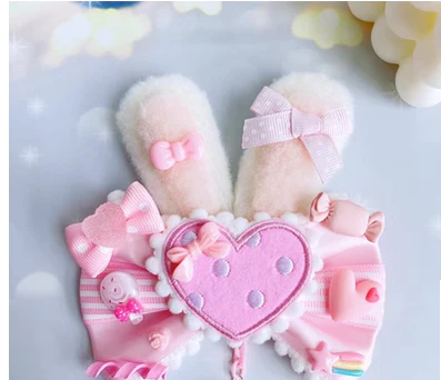 Sweet Lolita Lace Rabbit Ears Cuffs Multicolor - Image 7