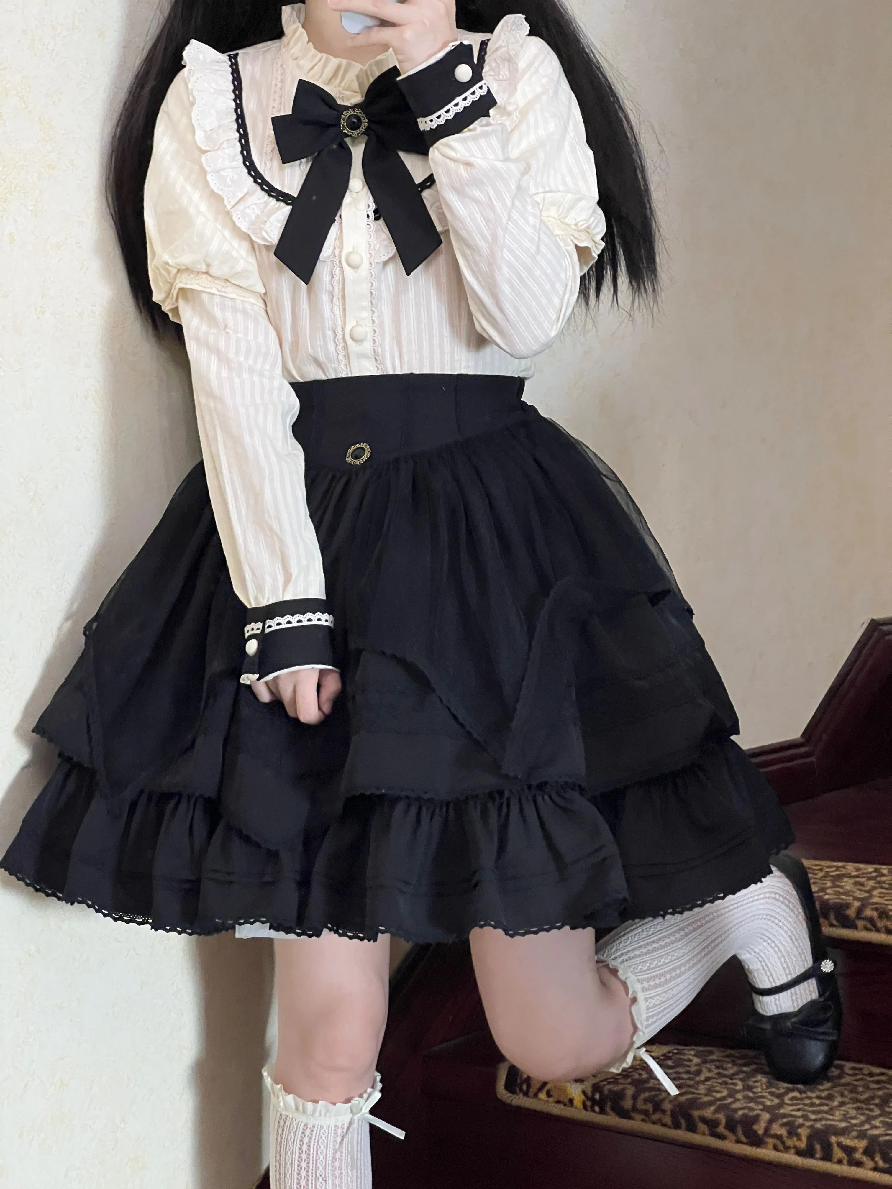Rich Girl - Elegant Lolita Blouse and Skirt - Image 11