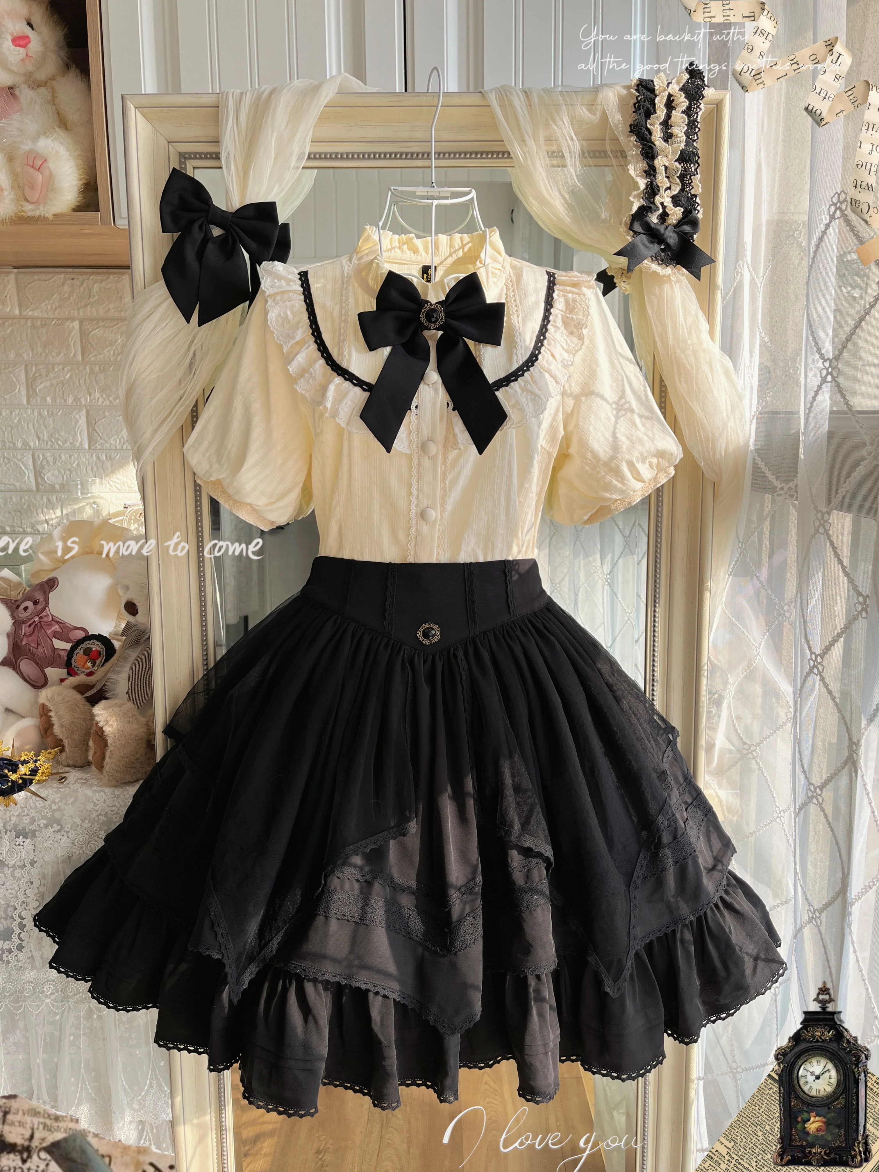Rich Girl - Elegant Lolita Blouse and Skirt - Image 13