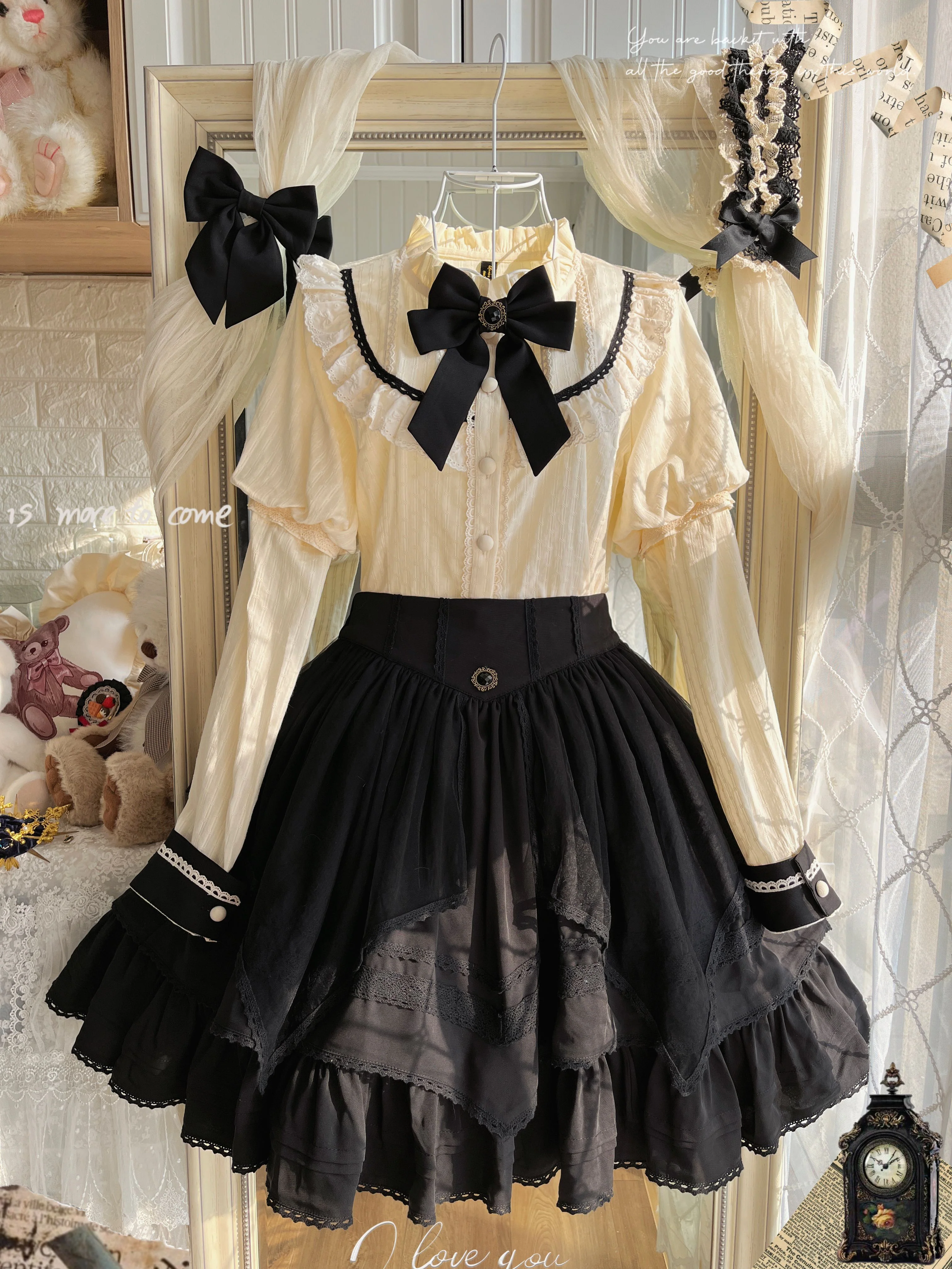 Rich Girl - Elegant Lolita Blouse and Skirt - Image 14