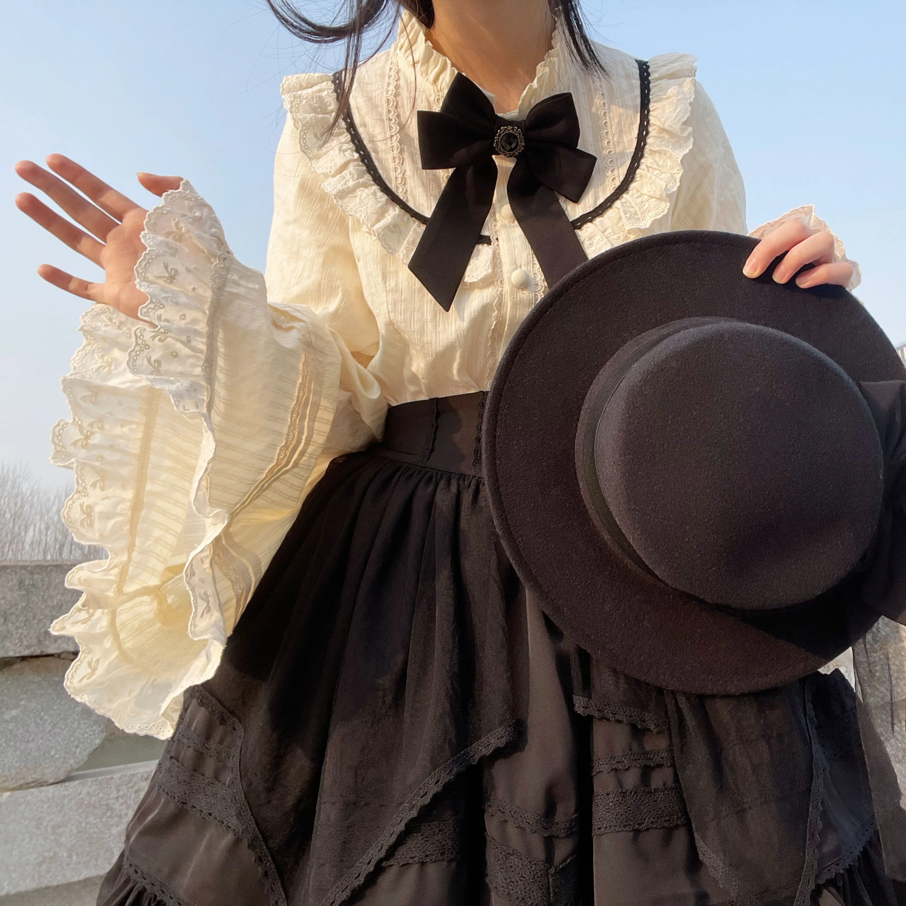 Rich Girl - Elegant Lolita Blouse and Skirt - Image 15