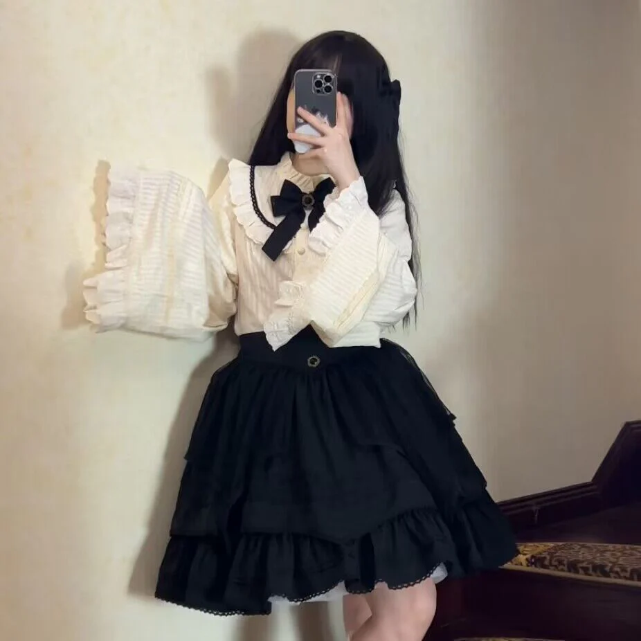 Rich Girl - Elegant Lolita Blouse and Skirt - Image 3