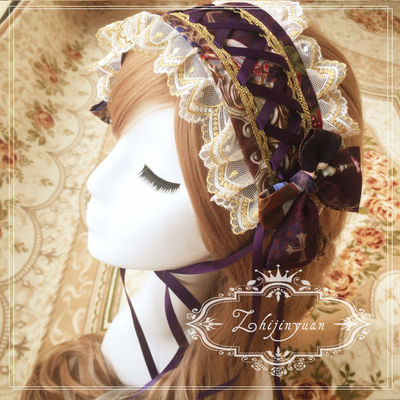 Sweet Lolita Lace Bow Hairband Multicolors - Image 13