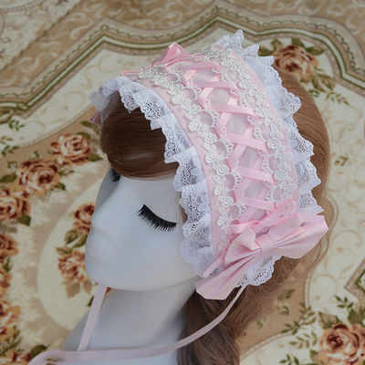 Sweet Lolita Lace Bow Hairband Multicolors - Image 16