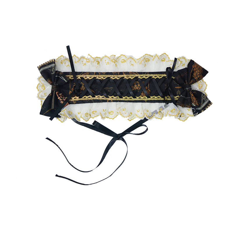Sweet Lolita Lace Bow Hairband Multicolors - Image 5
