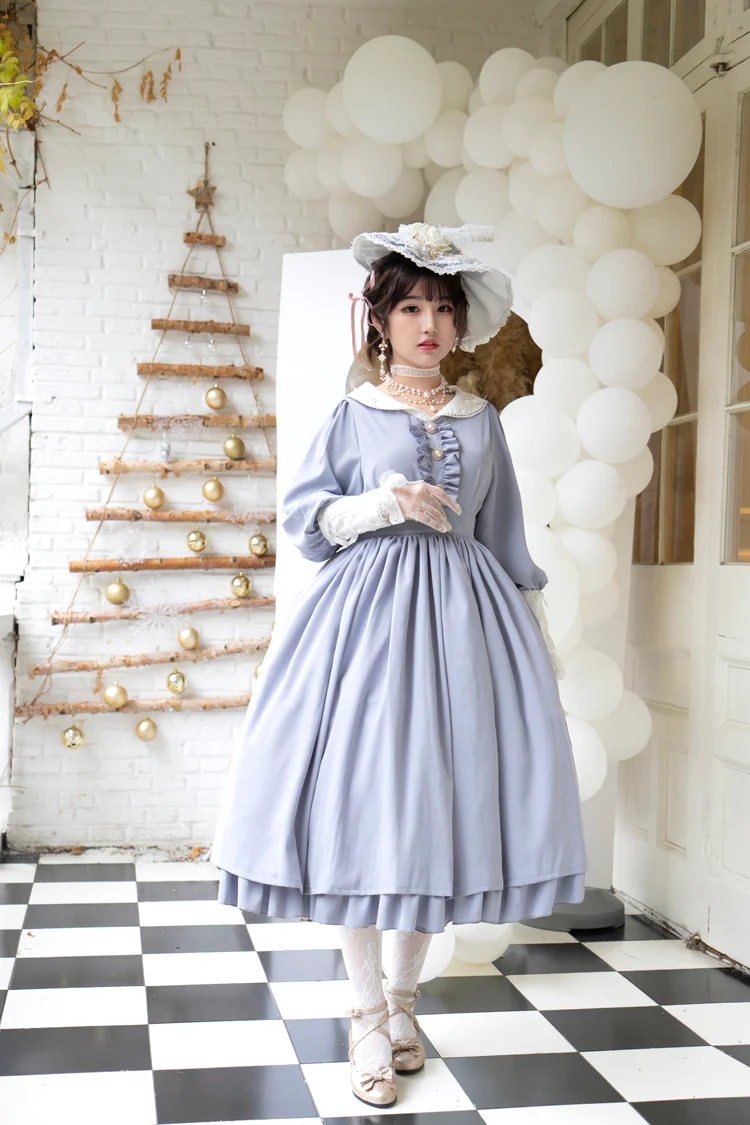 Lola's Diary - Multicolors Classic Lolita Plus Size OP Dress - Image 11
