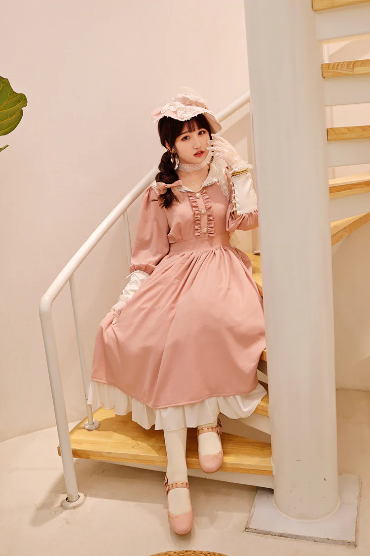 Lola's Diary - Multicolors Classic Lolita Plus Size OP Dress - Image 17