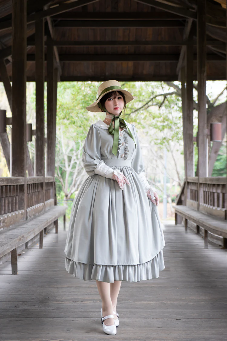 Lola's Diary - Multicolors Classic Lolita Plus Size OP Dress - Image 20