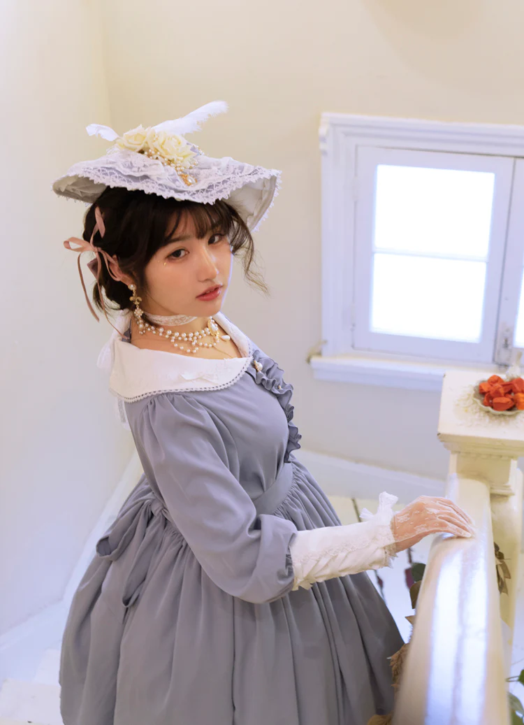 Lola's Diary - Multicolors Classic Lolita Plus Size OP Dress - Image 9