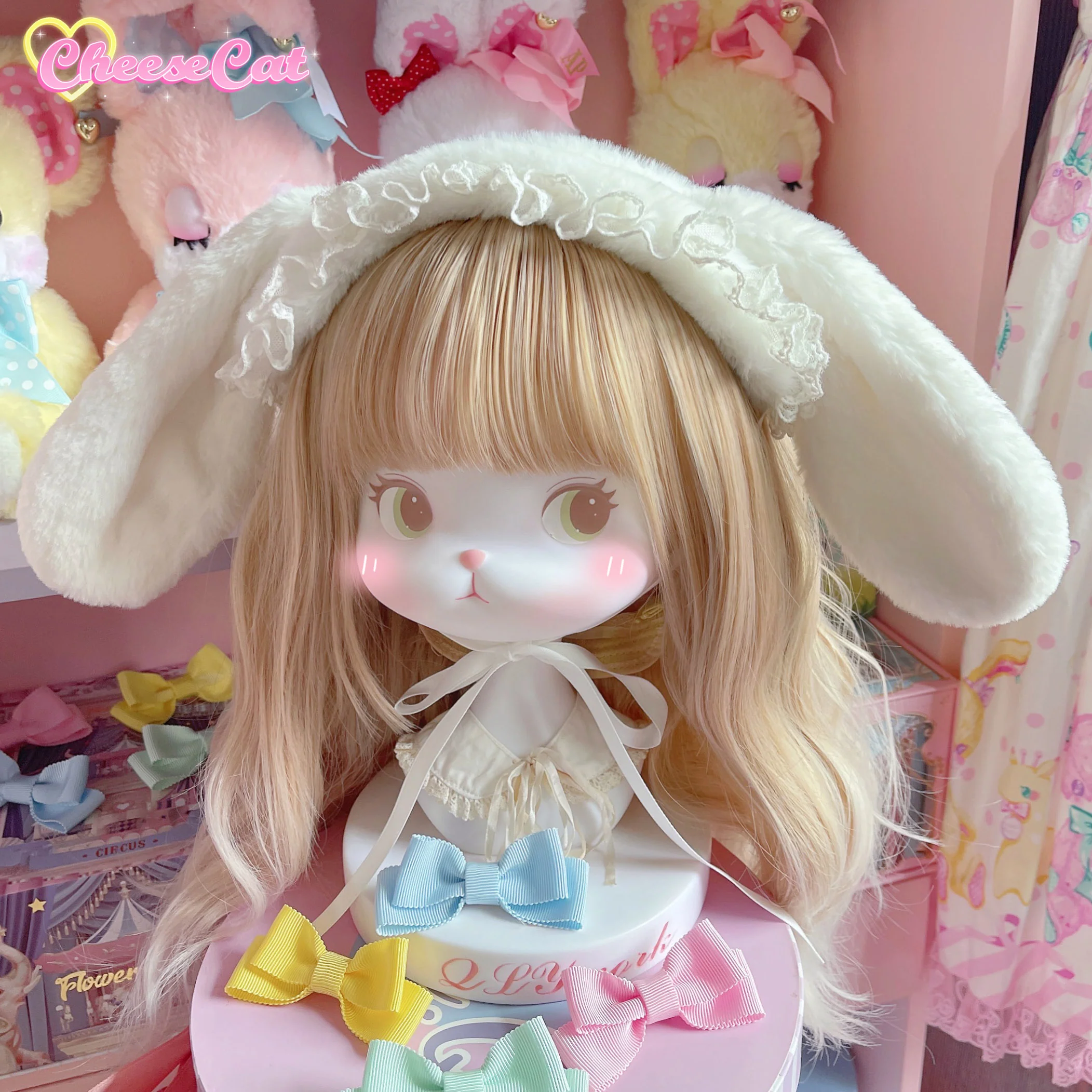 Cheese Cat - Fluffy Lop-Eared Bunny Sweet Lolita Hairband - Image 15
