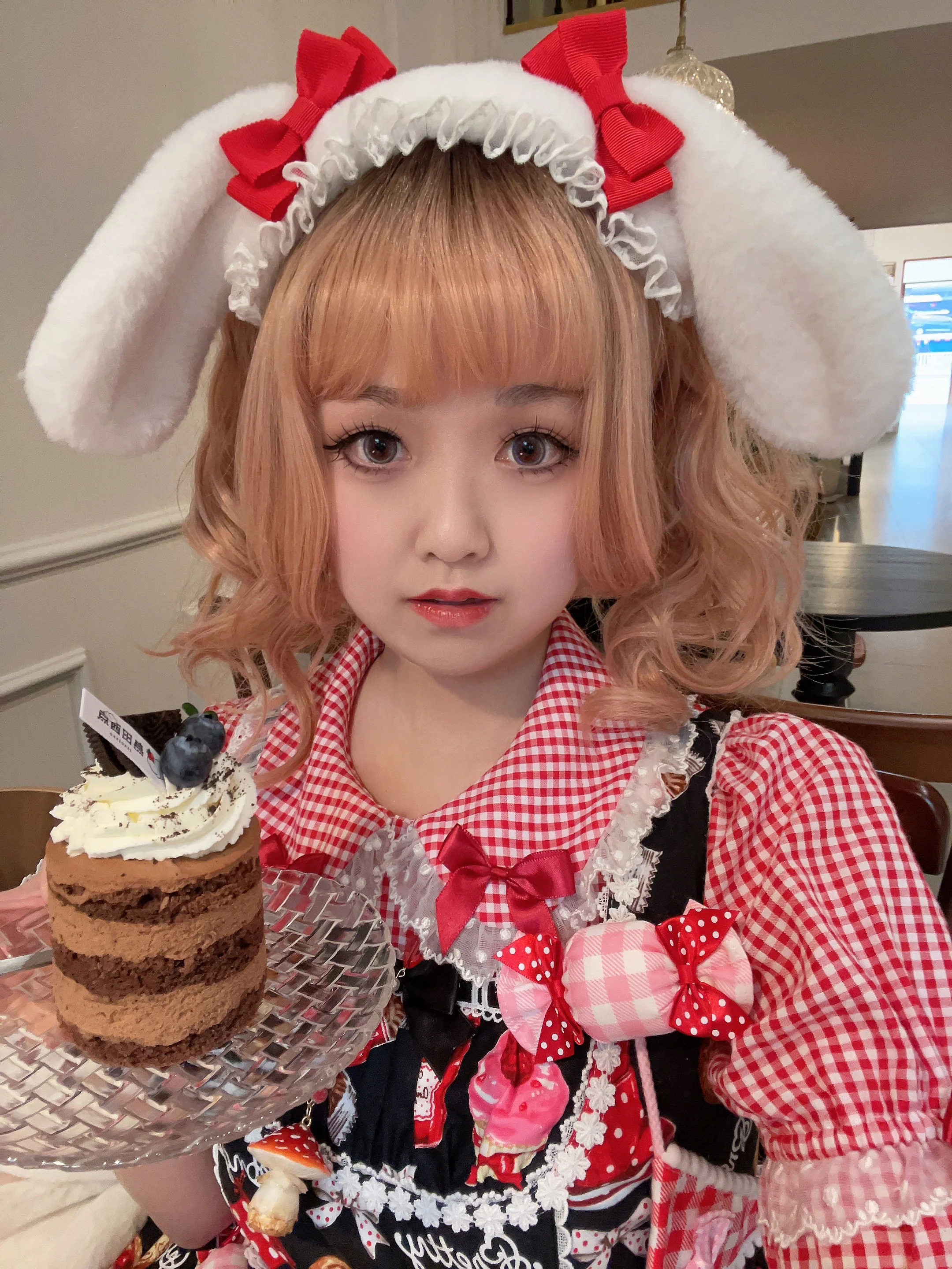 Cheese Cat - Fluffy Lop-Eared Bunny Sweet Lolita Hairband - Image 24