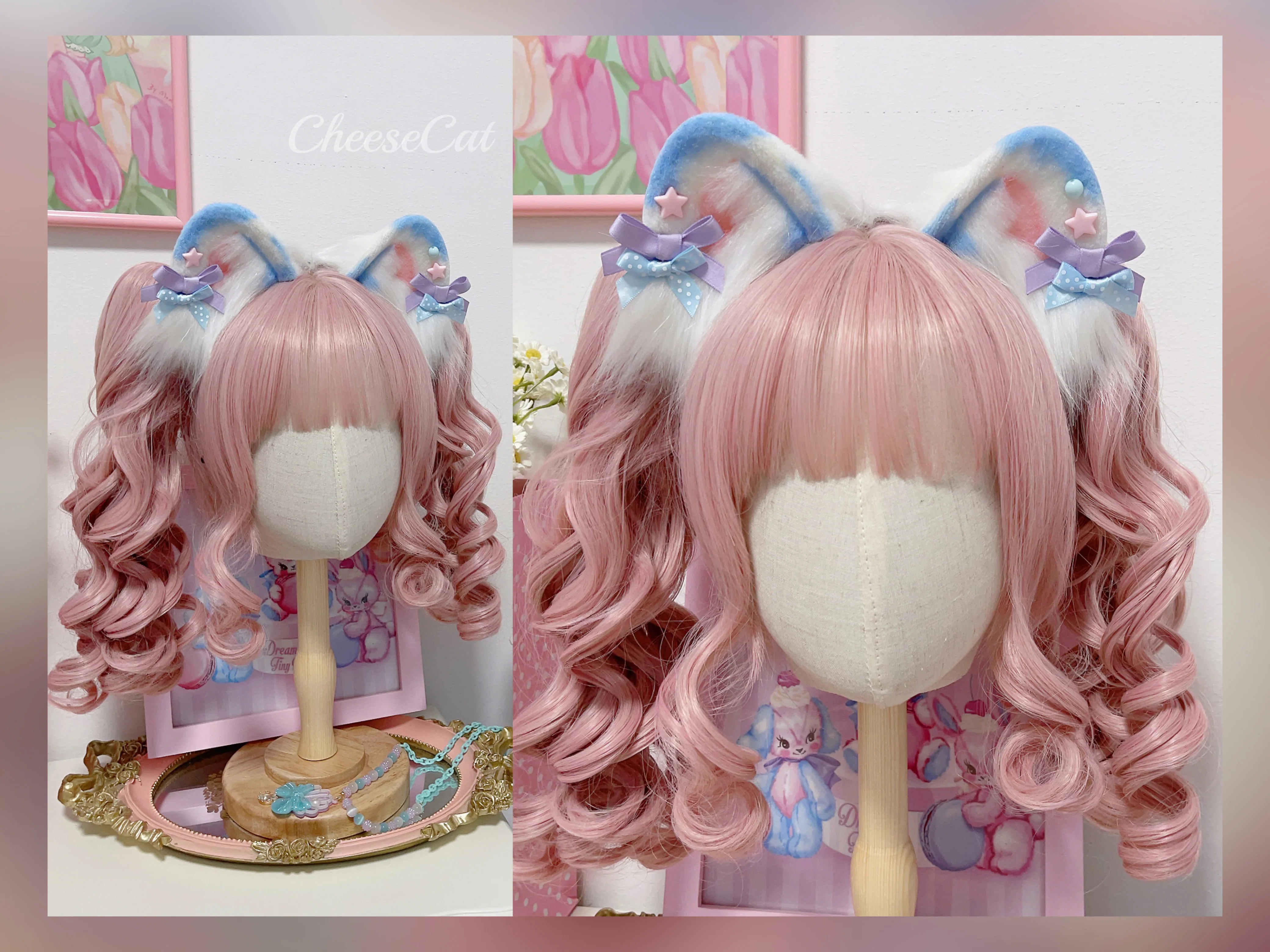 Cheese Cat - Sweet Lolita Dog Ears Shaped KC Multicolor - Image 4