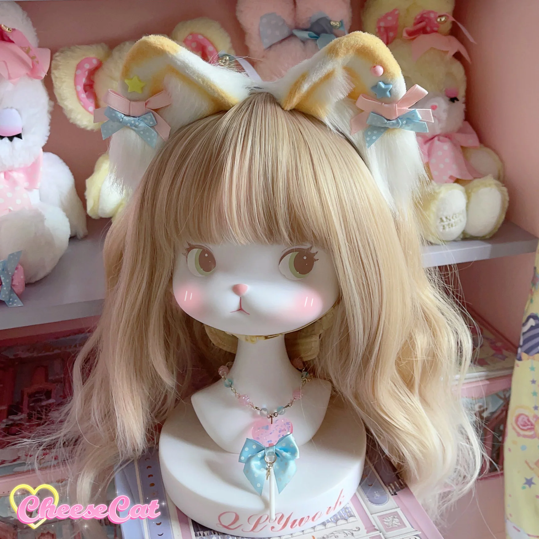 Cheese Cat - Sweet Lolita Dog Ears Shaped KC Multicolor - Image 5