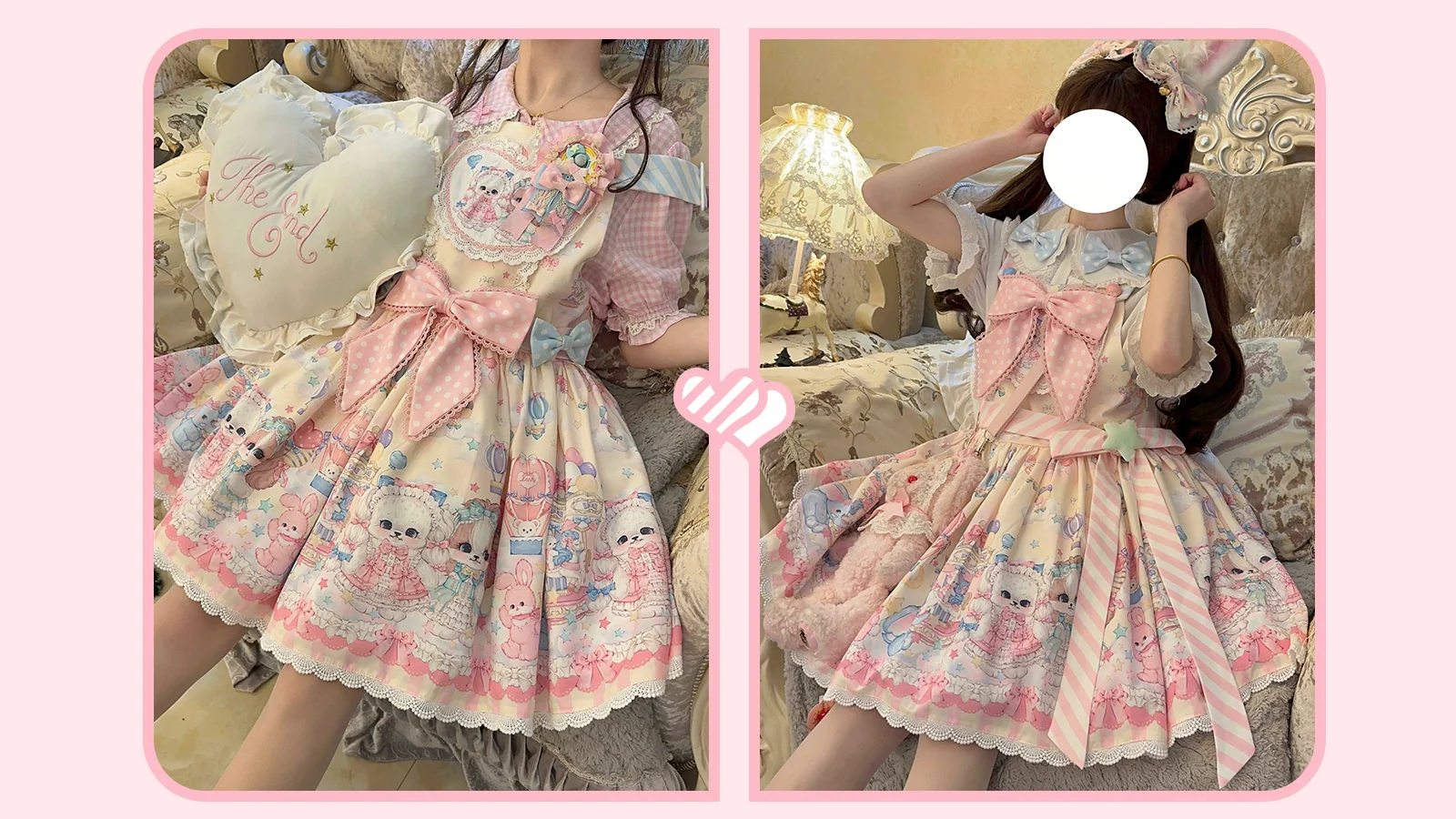 Puppy Parks - Sweet Lolita Kawaii Puppy Lolita Salopette - Image 11