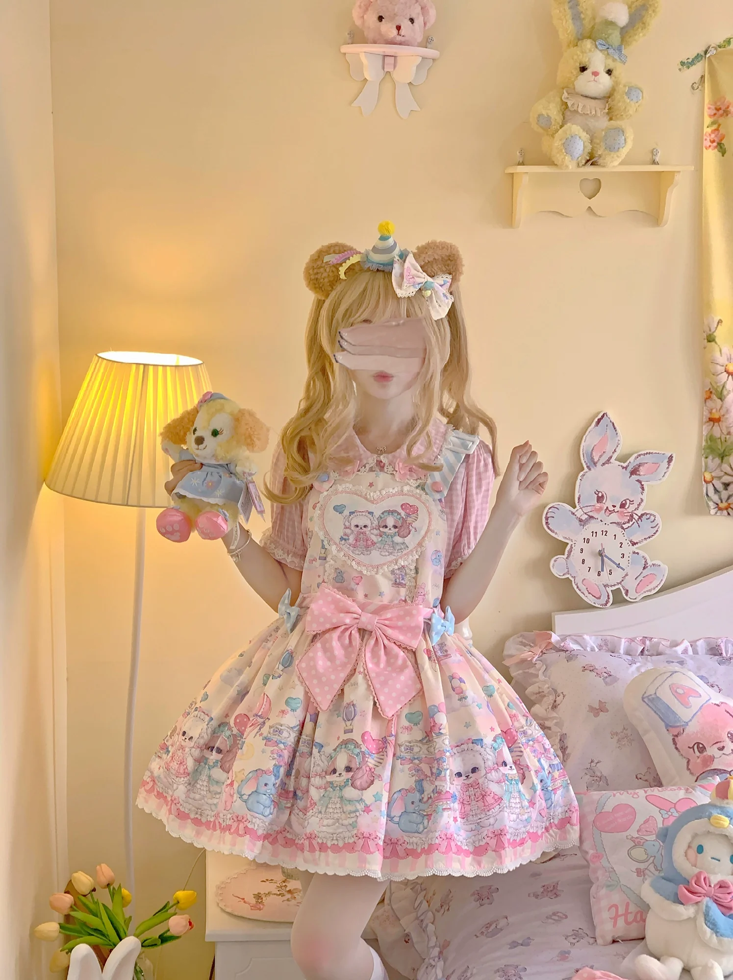 Puppy Parks - Sweet Lolita Kawaii Puppy Lolita Salopette - Image 15