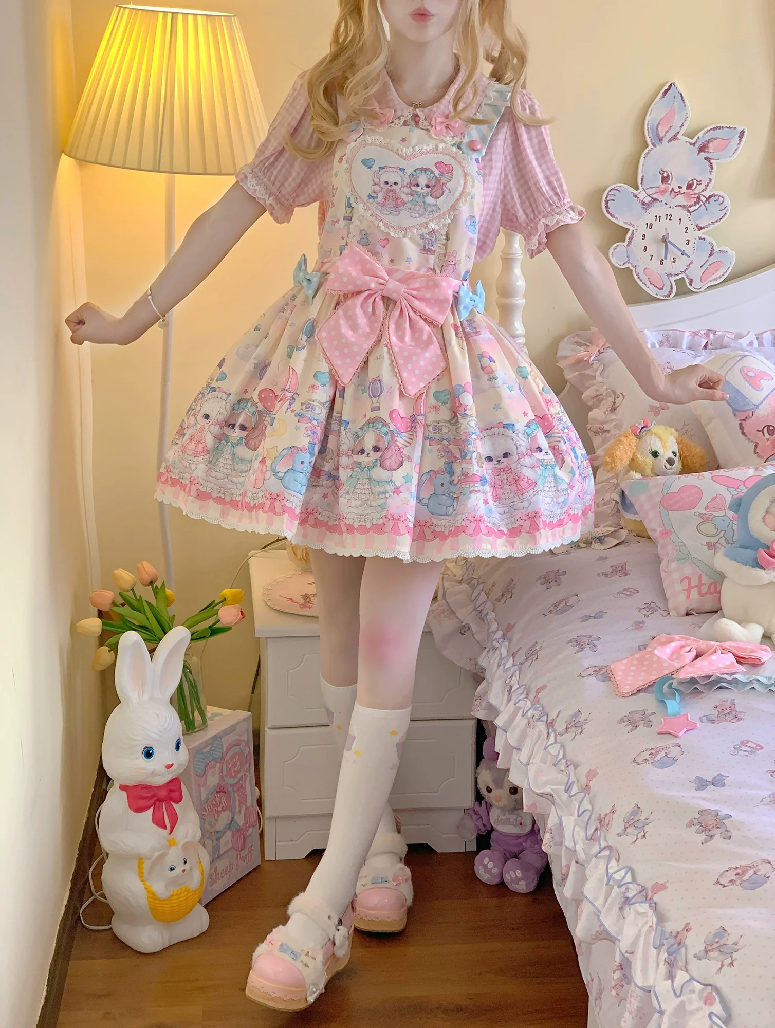 Puppy Parks - Sweet Lolita Kawaii Puppy Lolita Salopette - Image 16