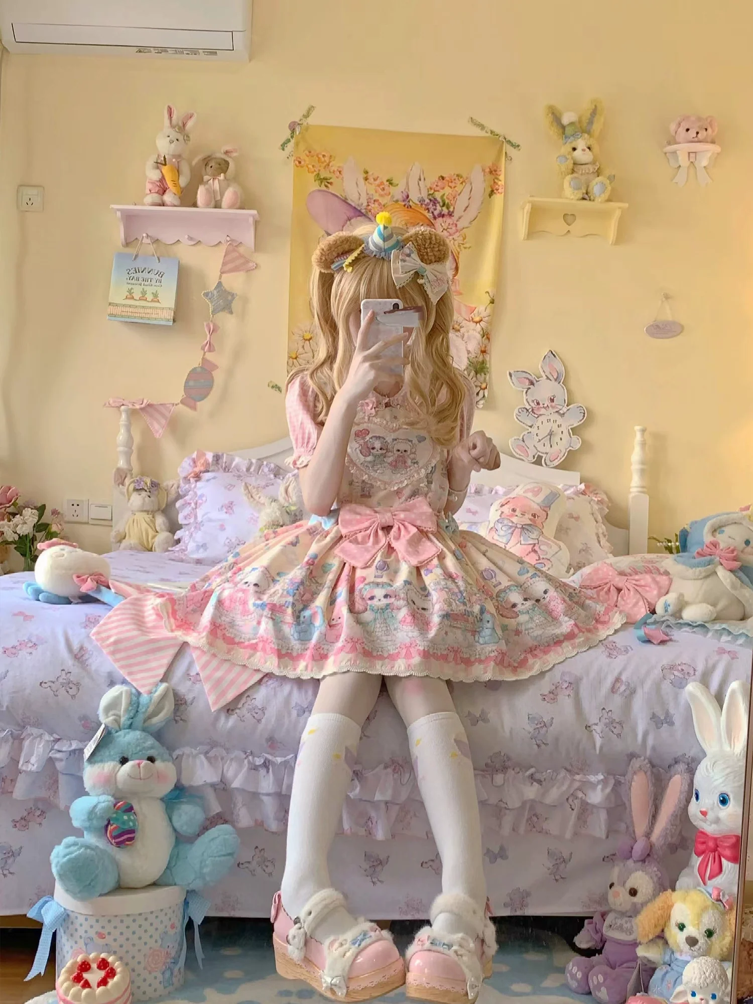 Puppy Parks - Sweet Lolita Kawaii Puppy Lolita Salopette - Image 18