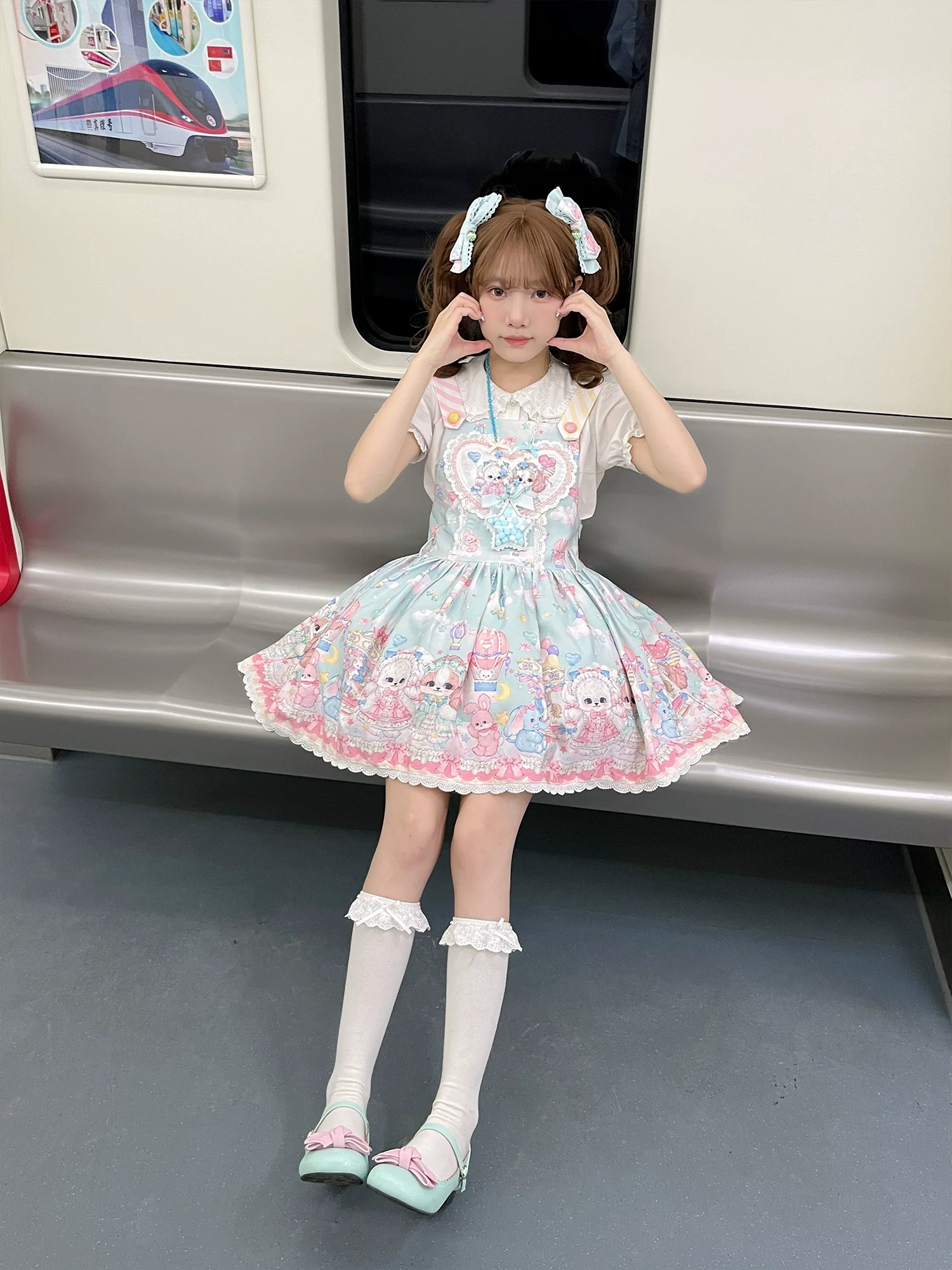 Puppy Parks - Sweet Lolita Kawaii Puppy Lolita Salopette - Image 19