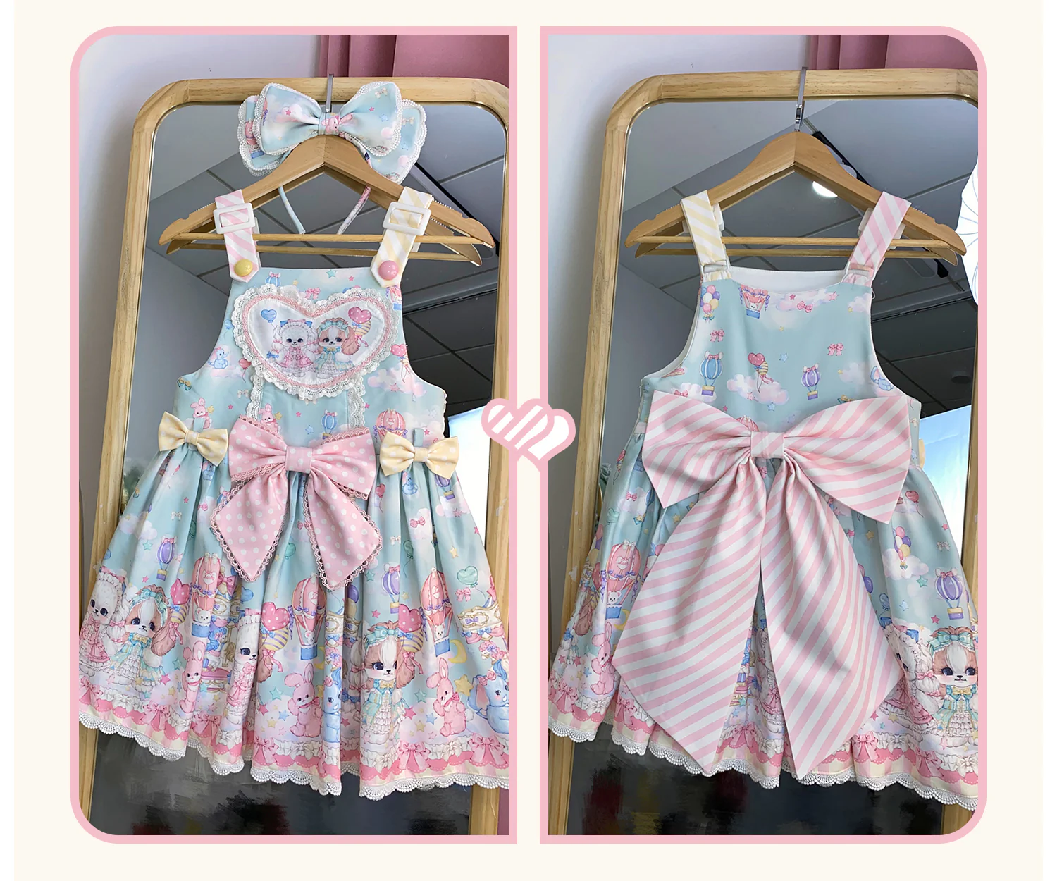 Puppy Parks - Sweet Lolita Kawaii Puppy Lolita Salopette - Image 27
