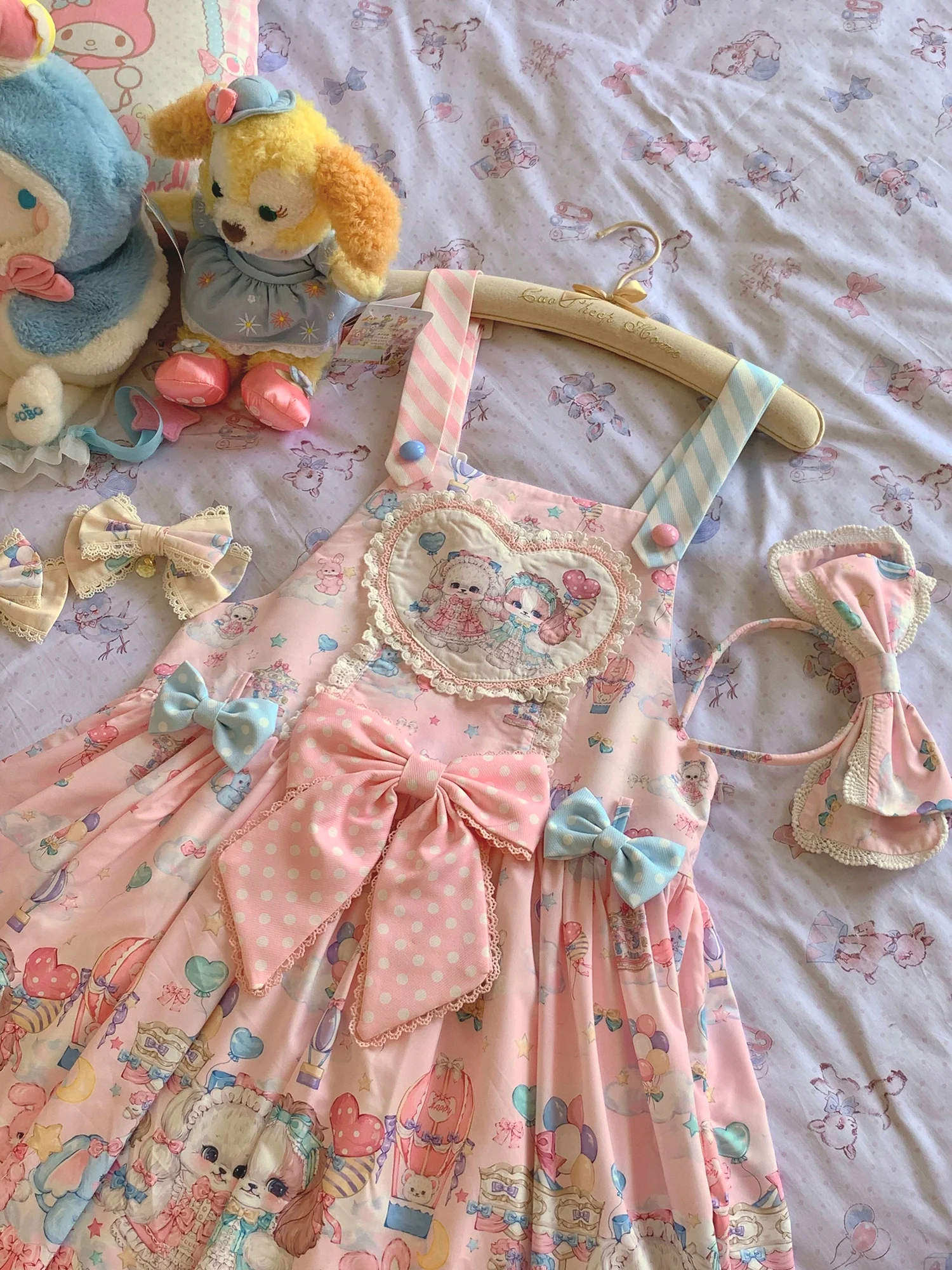 Puppy Parks - Sweet Lolita Kawaii Puppy Lolita Salopette - Image 33