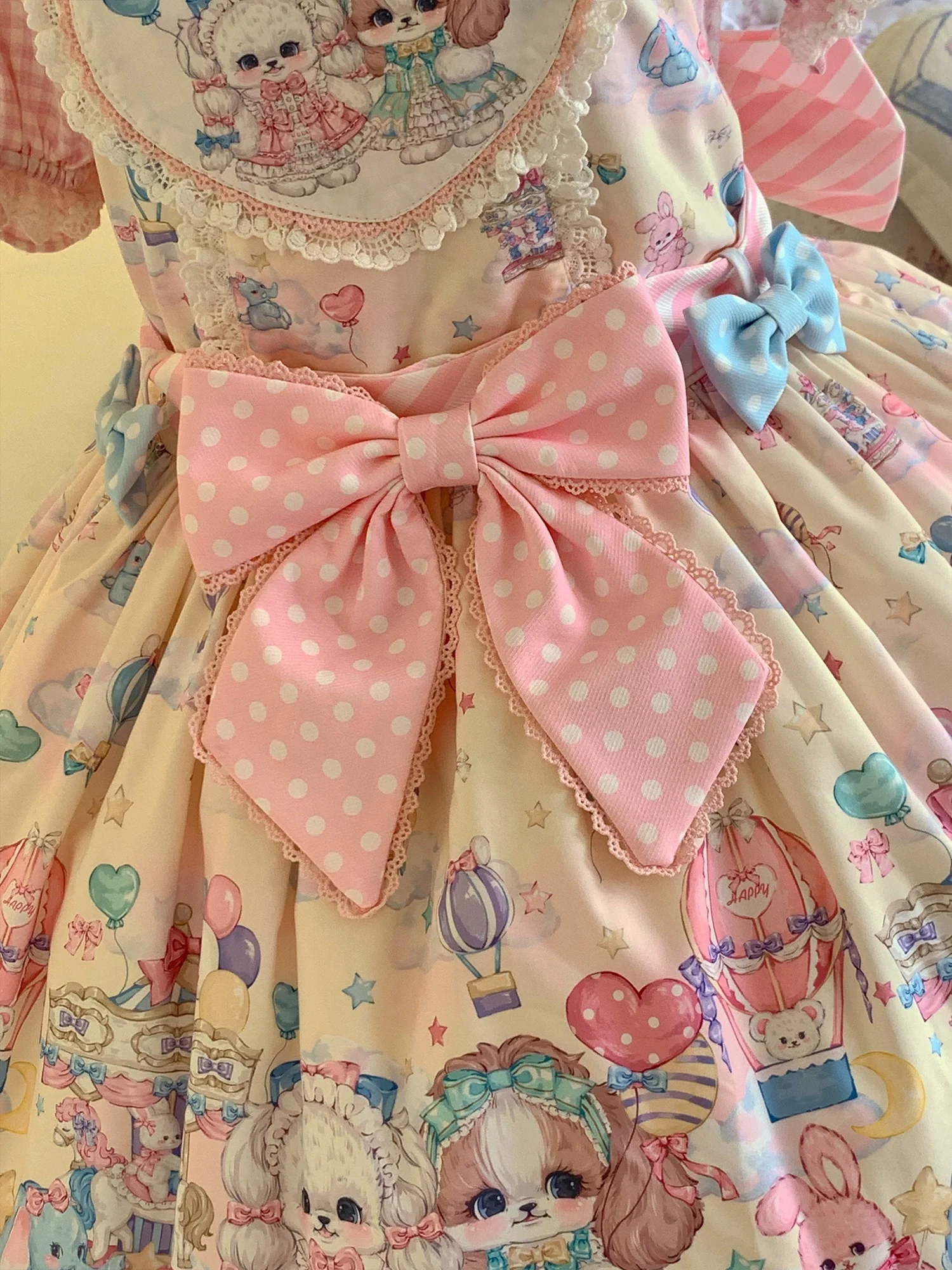 Puppy Parks - Sweet Lolita Kawaii Puppy Lolita Salopette - Image 34