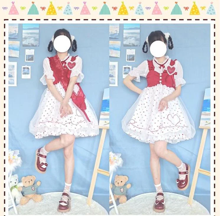 Cute Milkmaid Round Toe Multicolor Lolita Shoes - Image 22
