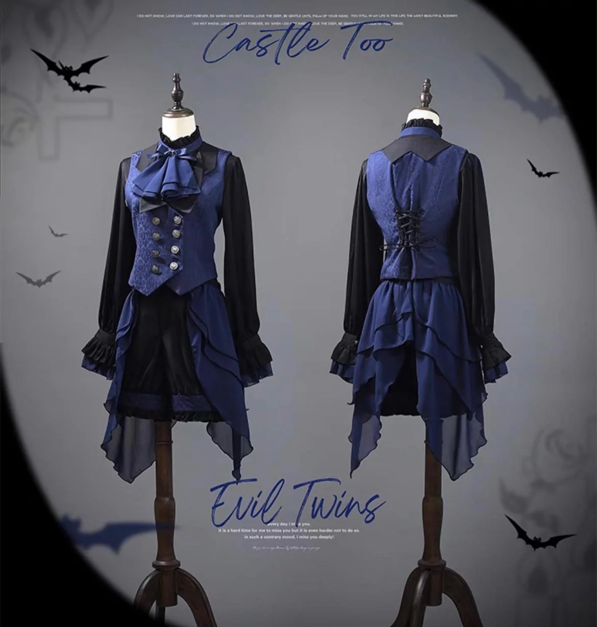 Evil Twins - Ouji Lolita Vest Set - Image 10