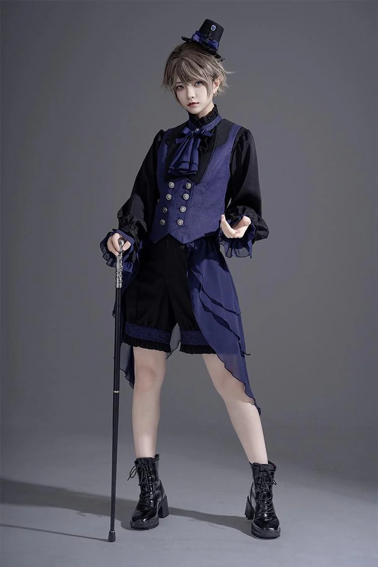 Evil Twins - Ouji Lolita Vest Set - Image 21