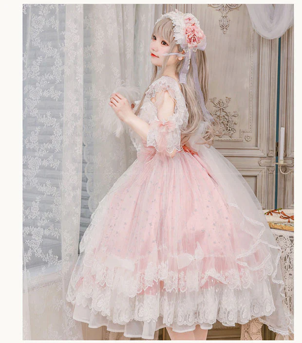 Glaze Illusion - Magnificent Wedding  Lolita Tea Party Dress - Image 10