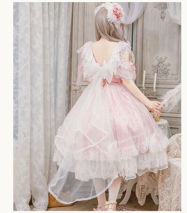 Glaze Illusion - Magnificent Wedding  Lolita Tea Party Dress - Image 12