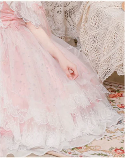 Glaze Illusion - Magnificent Wedding  Lolita Tea Party Dress - Image 21