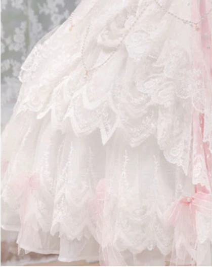 Glaze Illusion - Magnificent Wedding  Lolita Tea Party Dress - Image 25