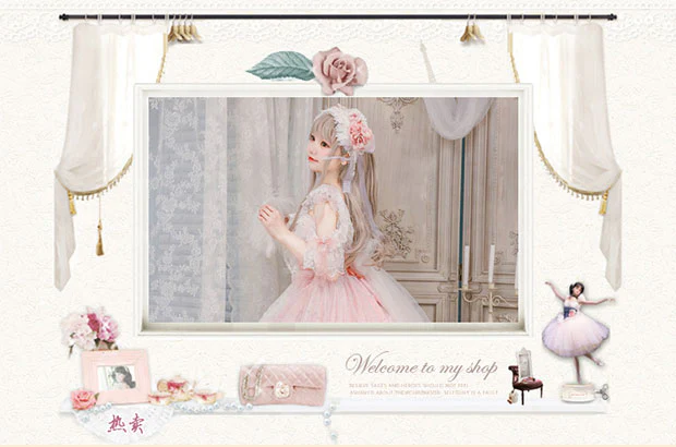 Glaze Illusion - Magnificent Wedding  Lolita Tea Party Dress - Image 5