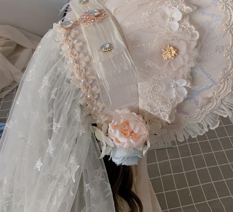 Gorgeous Lolita Tea Party Necklace, High Heels Shoes and BNT Hat - Image 12