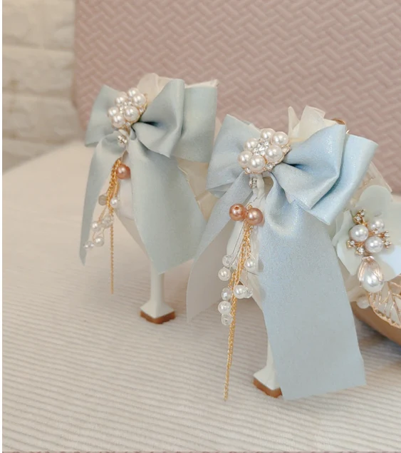 Gorgeous Lolita Tea Party Necklace, High Heels Shoes and BNT Hat - Image 15