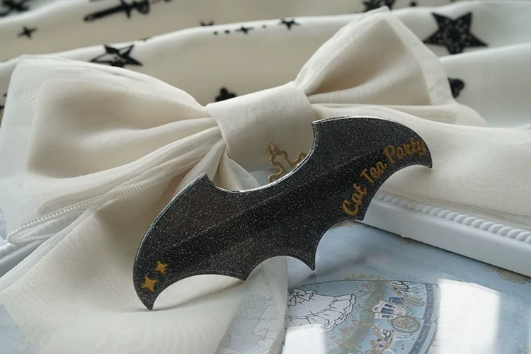 Gothic Lolita Hair Clip Halloween Bat Lolita Hair Accessory - Image 14