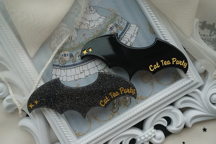 Gothic Lolita Hair Clip Halloween Bat Lolita Hair Accessory - Image 3