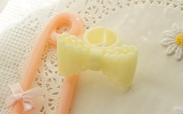 Sweet Lolita Bow Ring and Necklace - Image 31