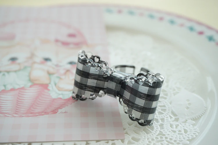 Sweet Lolita Bow Ring and Necklace - Image 41