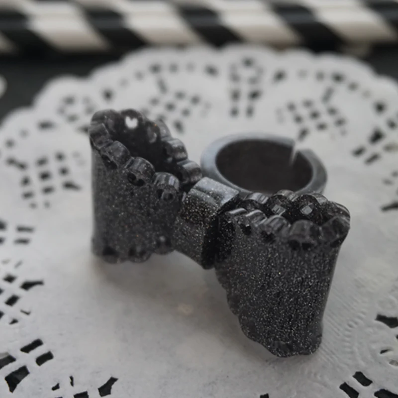 Sweet Lolita Bow Ring and Necklace - Image 53