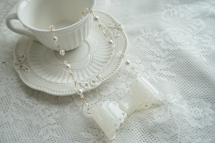 Sweet Lolita Bow Ring and Necklace - Image 56