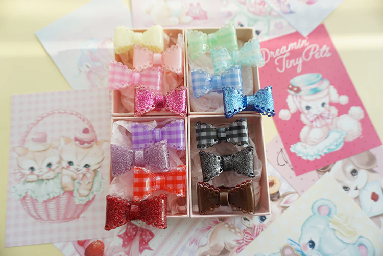 Sweet Lolita Bow Ring and Necklace - Image 6