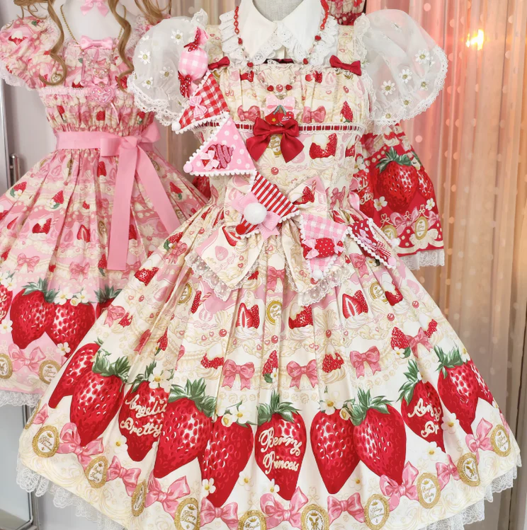 Cheese Cat - Sweet Lolita Plaid Candy Bow Flags Brooch - Image 14